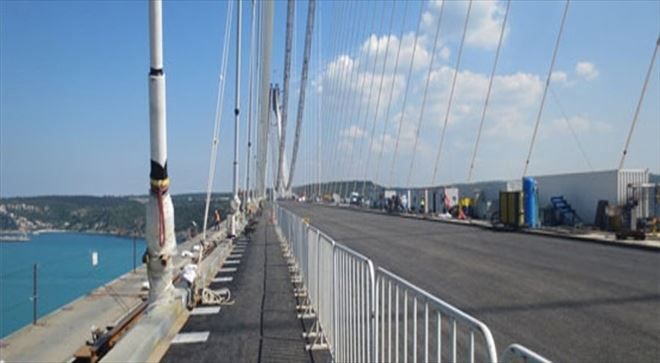 3. Köprüde Rüzgar Paneli Yapımına Başlandı.