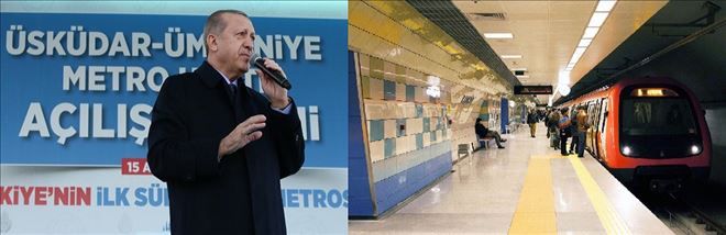 Üsküdar-Çekmeköy Metrosu Açıldı