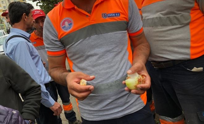 Maltepe Belediyesinde Soğan Ekmekli Protesto