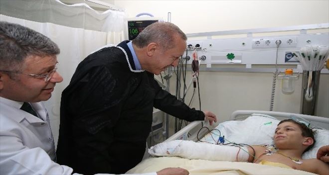 Cumhurbaşkanı Erdoğan, Minik Havva´ya  Ziyaret