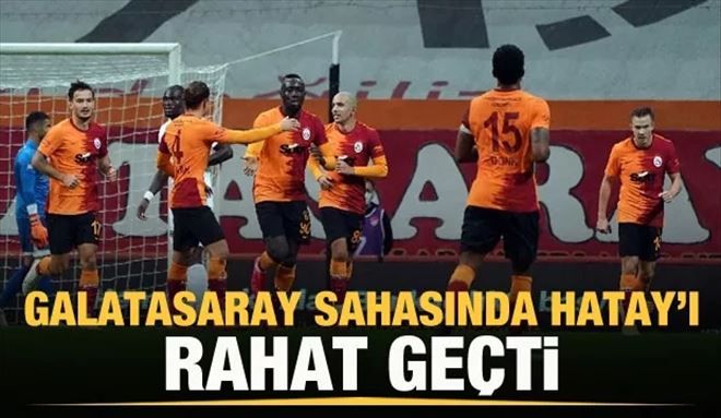 Galatasaray, Evinde Rahat Kazandı