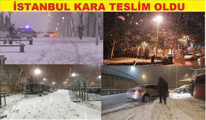 İstanbul Beyaza Büründü