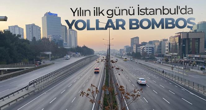 İstanbul Yılın İlk Gününe Sakin Başladı