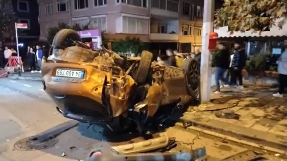 Kadıköy’de alkollü sürücü dehşet saçtı: 1 ağır yaralı