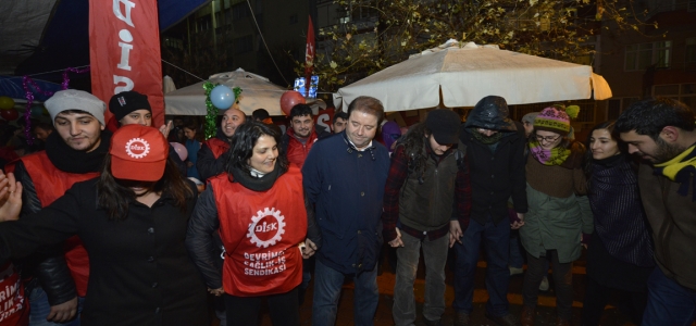 Başkan Ali Kılıç, yeni yıla işçilerle girdi