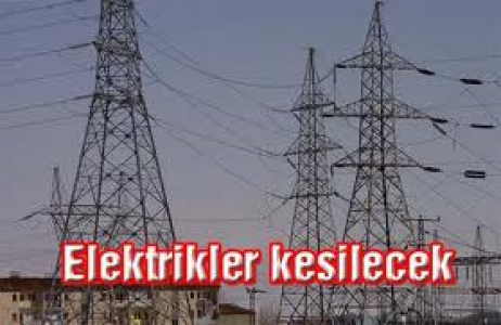 İzmir`de  Elektrik kesintisi yapılacak 